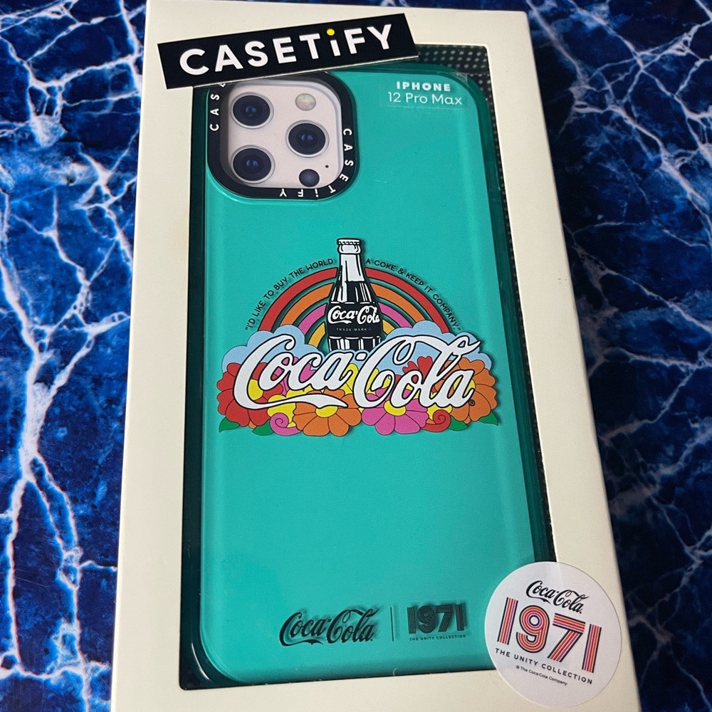 Casetify Green iPhone Case with Coca-Cola Design